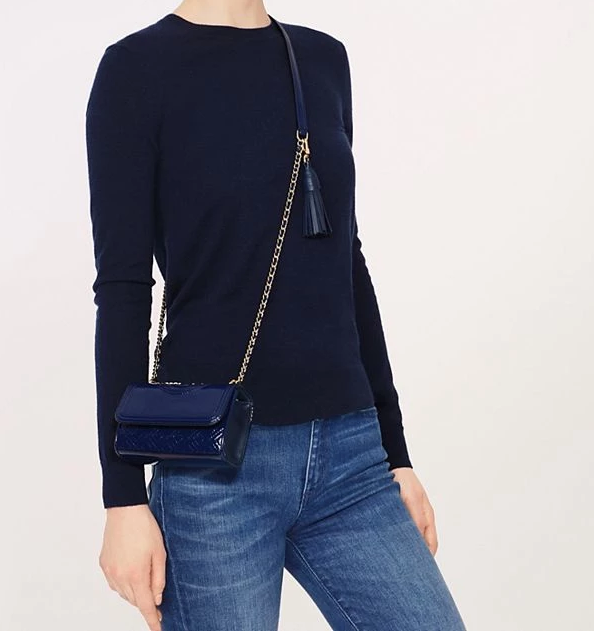 断货王好价！Tory Burch 汤丽柏琦 FLEMING 女士迷你链条包