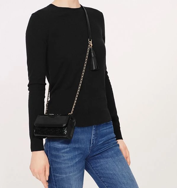 断货王好价！Tory Burch 汤丽柏琦 FLEMING 女士迷你链条包