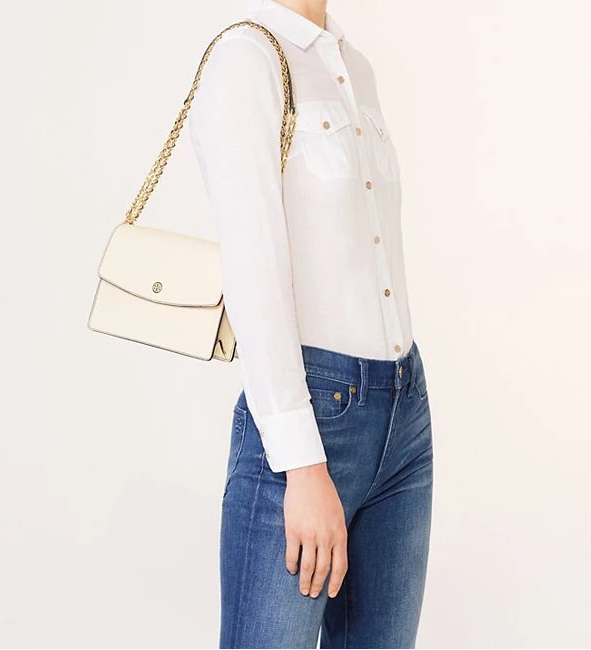 直接半价!Tory Burch 汤丽柏琦 Parker 优雅名媛风琴包