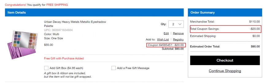 BELK：Urban Decay 衰败城市 精选彩妆