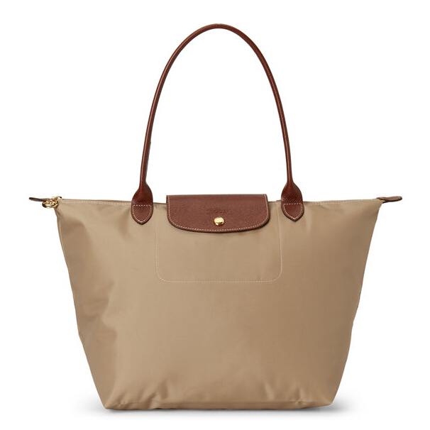 Longchamp Le Pliage Small Tote 褐色小号手袋 