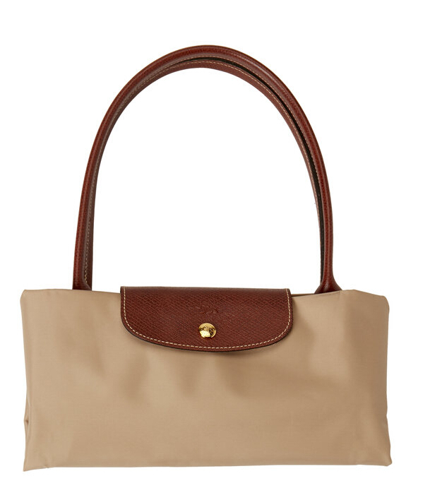 Longchamp Le Pliage Small Tote 褐色小号手袋 