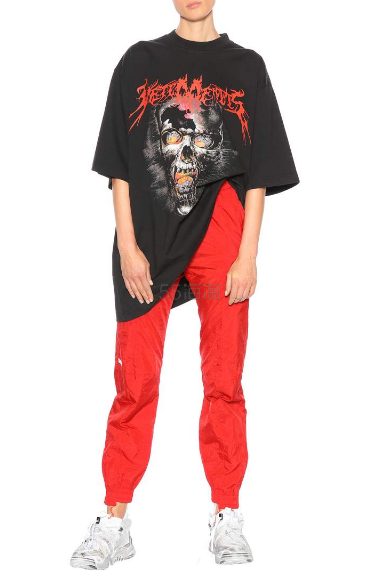 中国有嘻哈 吴亦凡同款 Vetements 印花纯棉T恤