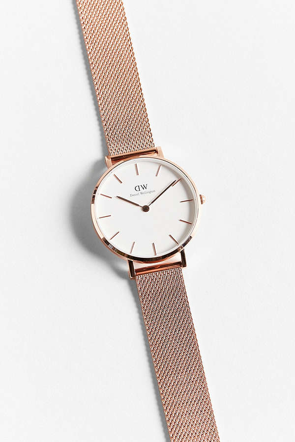 Daniel Wellington DW 丹尼尔惠灵顿 不锈钢米兰风格表带手表 32mm 玫瑰金/银2色选