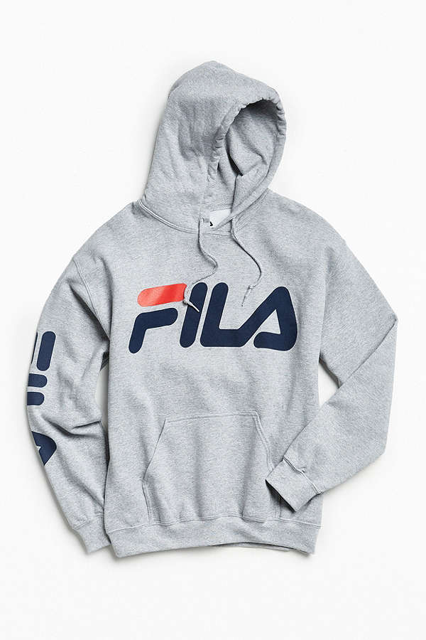 UO 独家发售！Fila 斐乐 Script 男女同款 字母连帽卫衣
