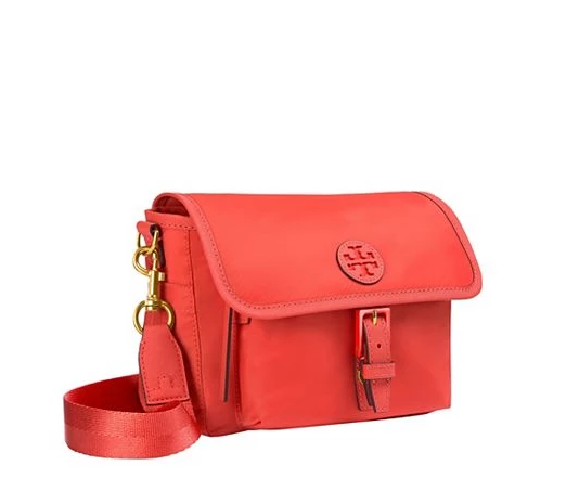 史低价！Tory Burch 汤丽柏琦 SCOUT 尼龙材质手提斜挎包