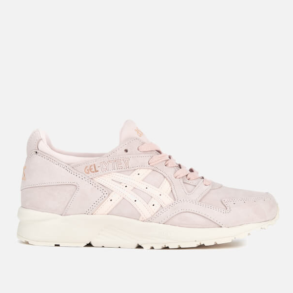 【55专享】【免费直邮中国】Asics 亚瑟士 Gel-Lyte V 女士樱花粉麂皮运动鞋
