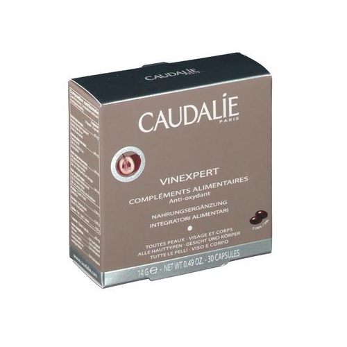 【55专享】Caudalie 欧缇丽 葡萄籽胶囊 30片 