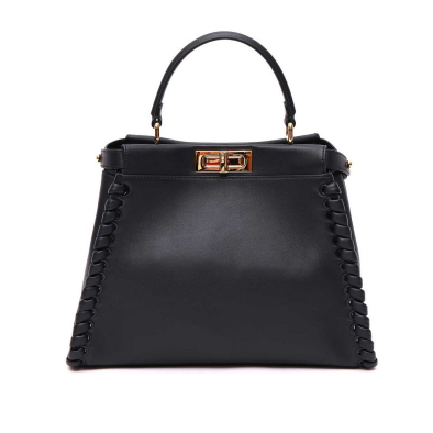 【定价低！】Fendi Peekaboo 女士黑色挎包