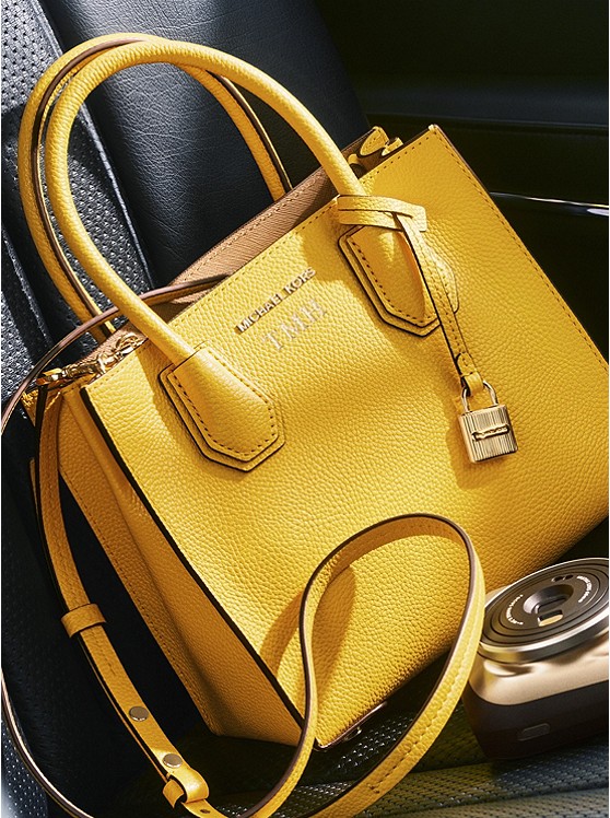 7.5折好价+限时高返！MICHAEL Michael Kors Mercer 中号托特包 黄色