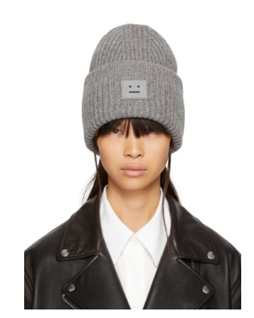 Acne Studios 笑脸毛线帽