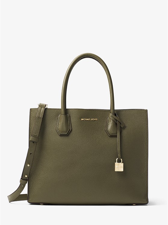 【大幂幂同款！】MICHAEL Michael Kors 大号 Mercer *托特包 橘/橄榄绿/紫色