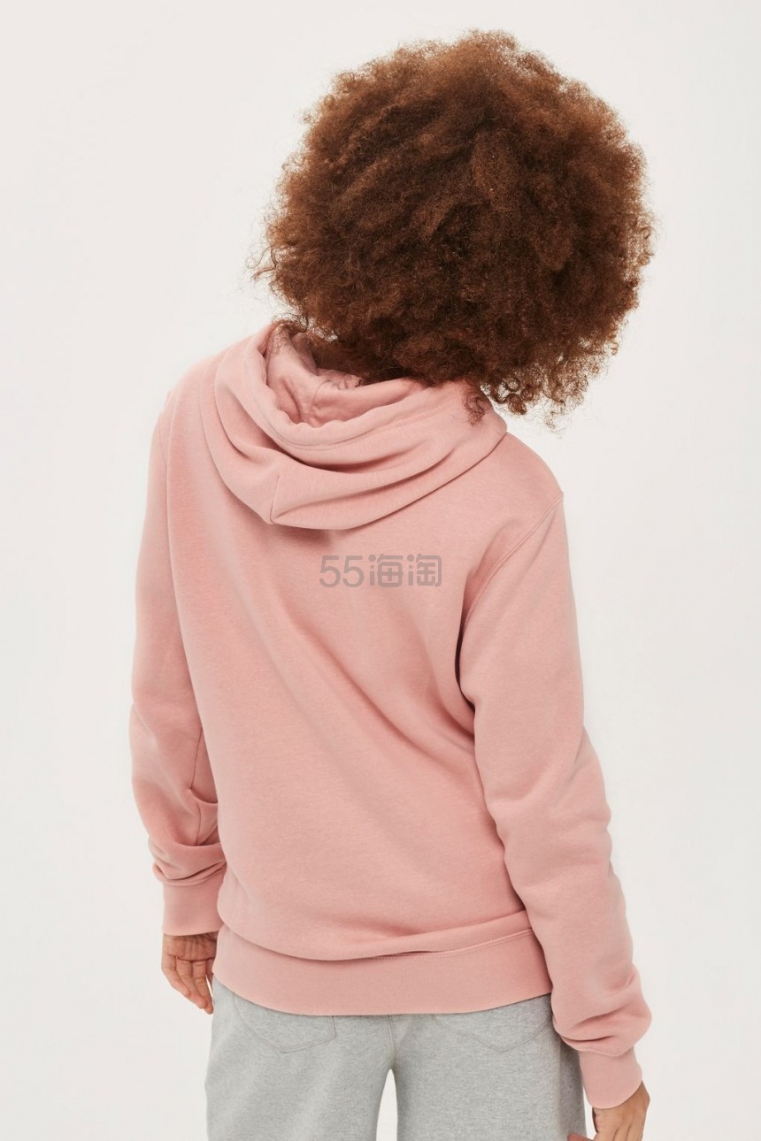 Champion 冠军 Logo Hoodie 女士豆沙色连帽卫衣