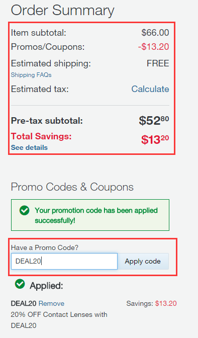 Walgreens：Acuvue、Air Optix、Biofinity、Biotrue等品牌隐形眼镜