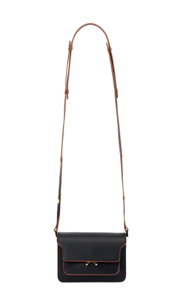 Marni 迷你 Trunk Bag 黑色风琴包