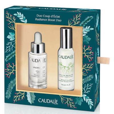 【补货到】8.5折+送价值£35赠礼！Caudalie 欧缇丽 *精华圣诞两件套装