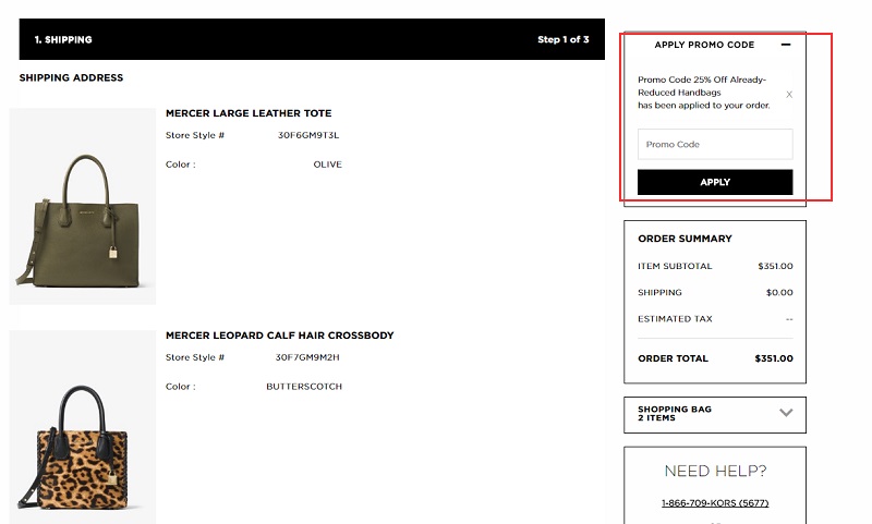 折扣开始!Michael Kors 官网:精选 MMK 时尚美包 低至4折+额外7.5折