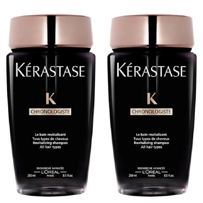 【55专享】6.4折好价！Kérastase 黑钻*子酱洗发水 2×250ml