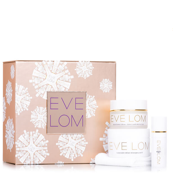 EVE LOM 洁颜体验套装 包含洁颜霜50ml，亮采洁净面膜50ml，棉布＋ 赠RENU免费枕套