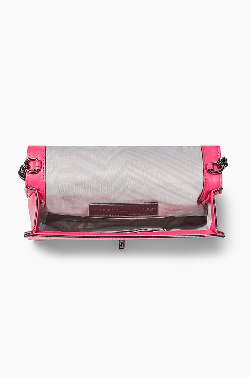 限时高返！Rebecca Minkoff 瑞贝卡 CHEVRON QUILTED SMALL LOVE 女士斜挎包 