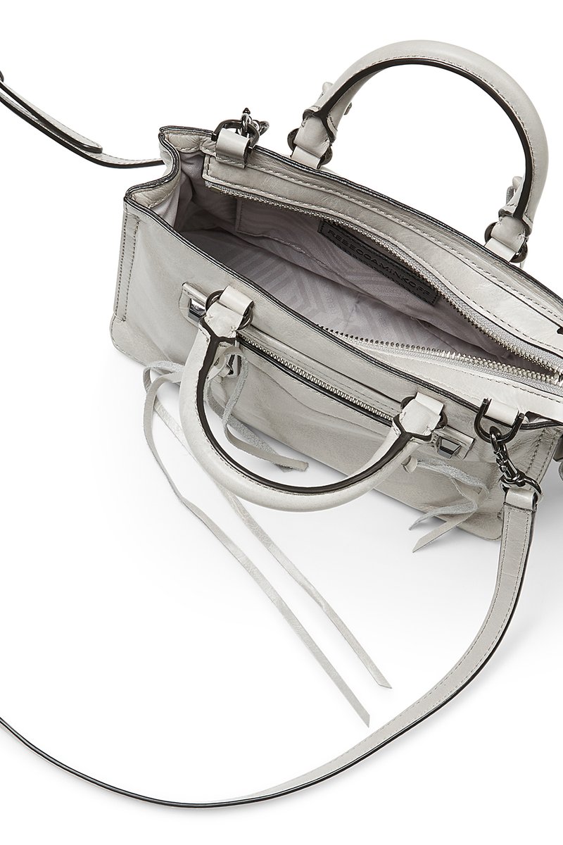 抢到就是赚到！Rebecca Minkoff 瑞贝卡 MICRO REGAN 大象灰托特包