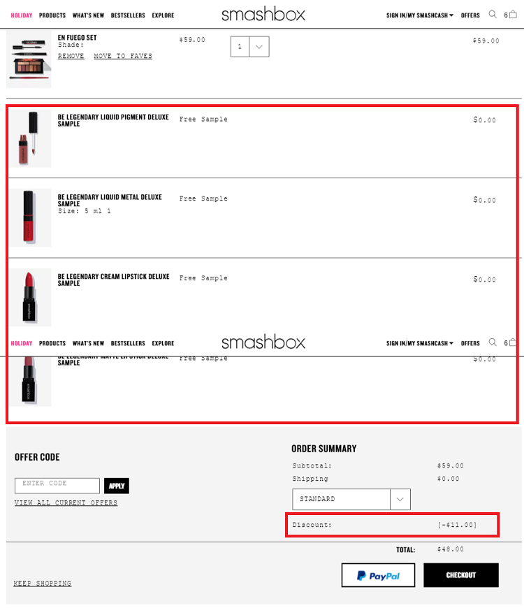 折扣套装也参加！【55专享】Smashbox：超热门美妆全场