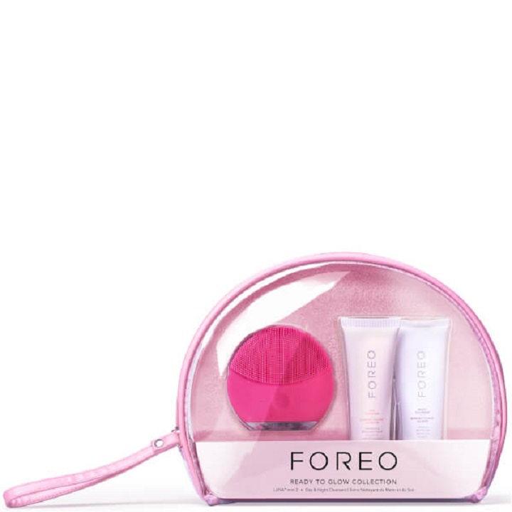 【限时高返】一套免邮！价值£157！FOREO LUNA mini 2代 硅胶声波洁面仪套装