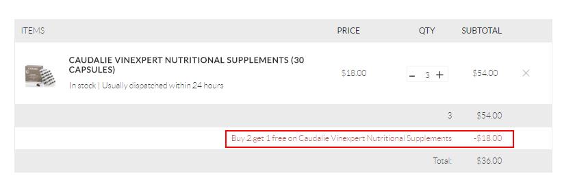 Caudalie 欧缇丽 葡萄籽胶囊 30粒