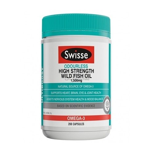 【单件到手100元】Swisse 无腥味深海鱼油软