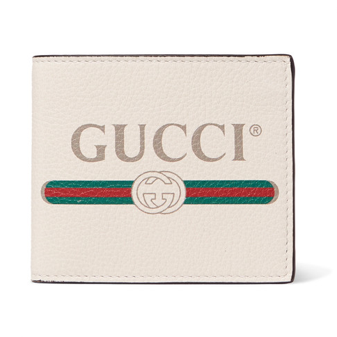 Gucci Printed Full-Grain *皮夹