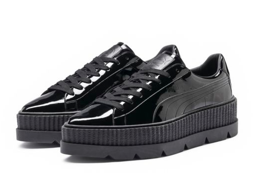 最新款尖头也有3折！Rihanna x Puma Fenty 蕾哈娜合作尖头漆皮厚底鞋 两色可选