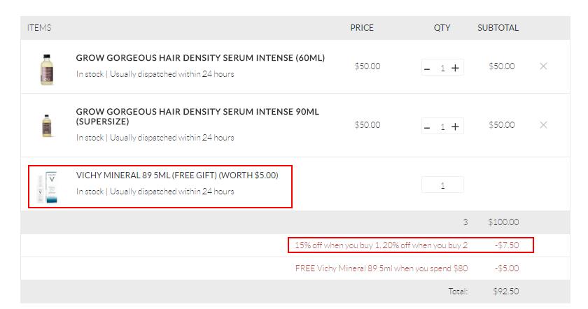 SkinStore：Grow Gorgeous **洗护用品