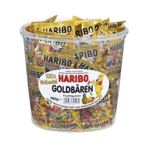 【黑色星期五】Haribo 哈瑞宝 迷你小熊独立小包装软糖 980g 