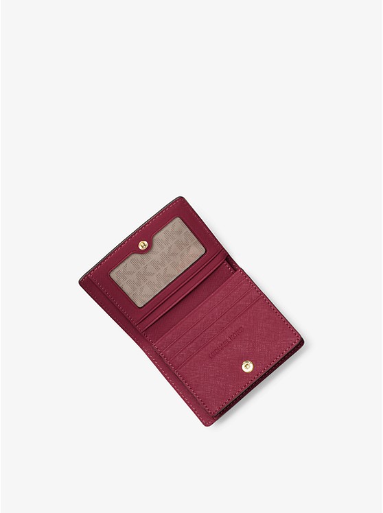 黑色星期五！MICHAEL Michael Kors Jet Set Tr*el 十字纹牛皮短钱夹 