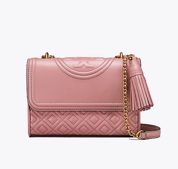 黑色星期五！Tory Burch 汤丽柏琦 FLEMING 女士小羊皮小号链条包