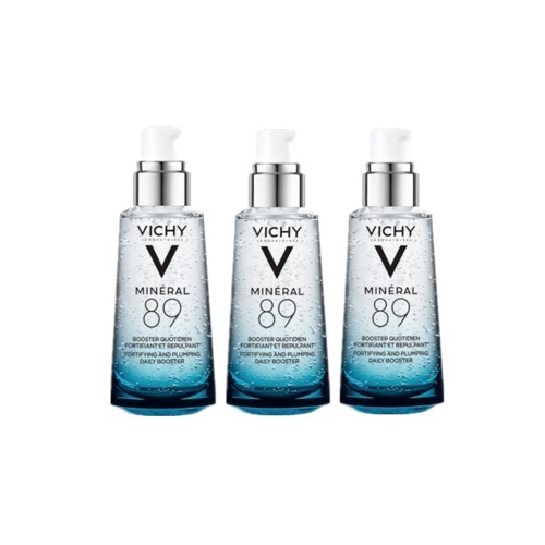 【1件免邮】Vichy 薇姿 活泉水玻尿酸89号精华露 50ml*3瓶