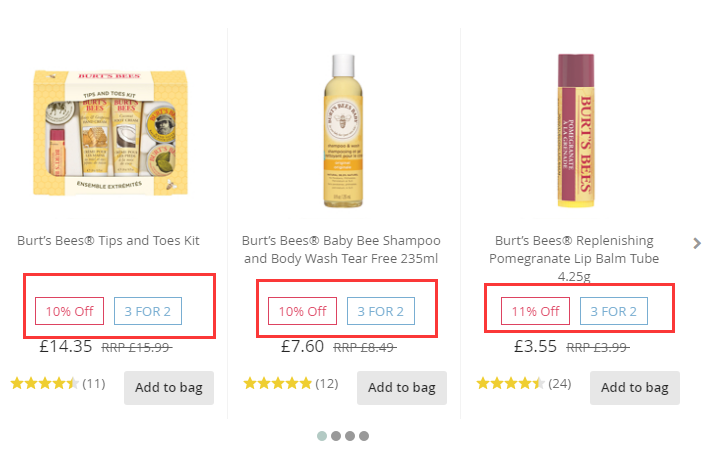 【黑色星期五】Feelunique：Burt's Bees 小蜜蜂全场护肤品润唇膏身体乳沐浴乳