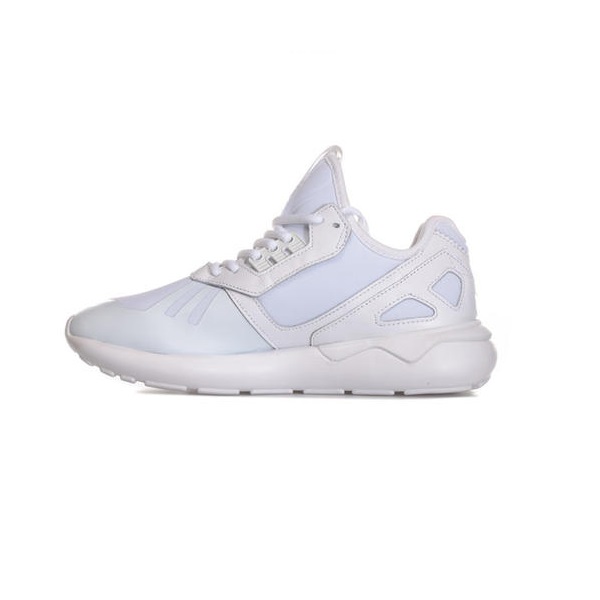 【黑色星期五】Adidas Originals Tubular Runner 系列 女士纯白休闲运动潮鞋 