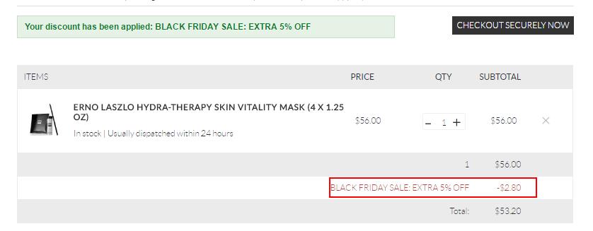 【黑色星期五】SkinStore：Erno Laszlo 奥伦纳素 冰白面膜、蛋白水、豆腐晚霜 等