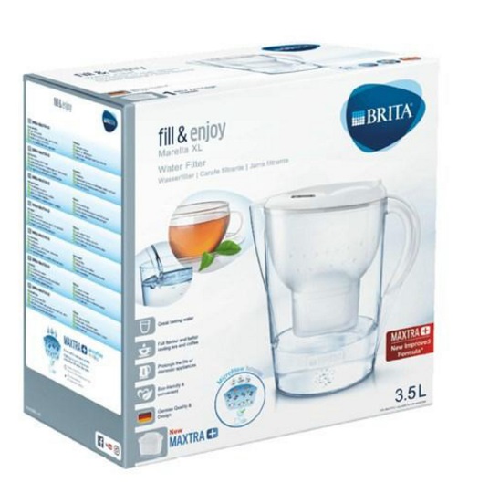 【黑色星期五】Brita 碧然德 白色滤水壶 金典系列 3.5L 附赠滤芯 MAXTRA+ 一支