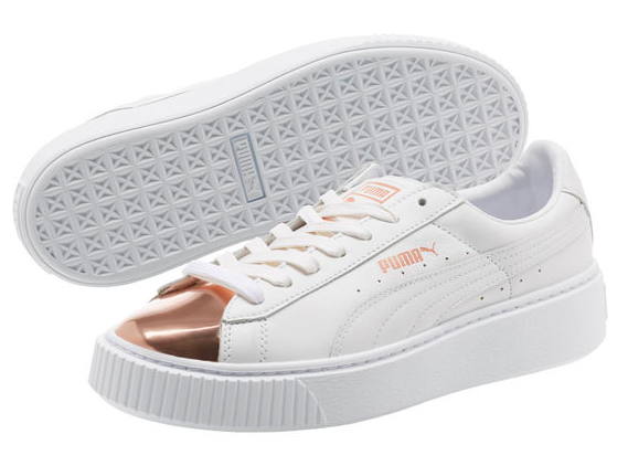 【网络星期一】PUMA 彪马 BASKET PLATFORM 金属头厚底鞋