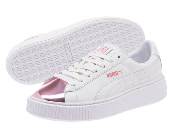 【网络星期一】PUMA 彪马 BASKET PLATFORM 金属头厚底鞋