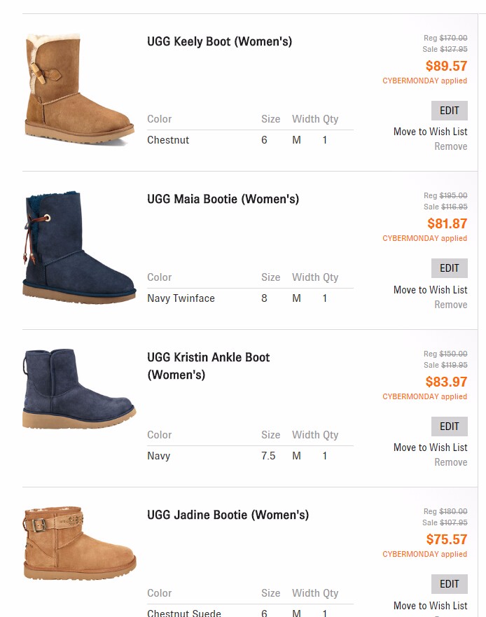 UGG Keely Boot 女款牛角扣雪地靴