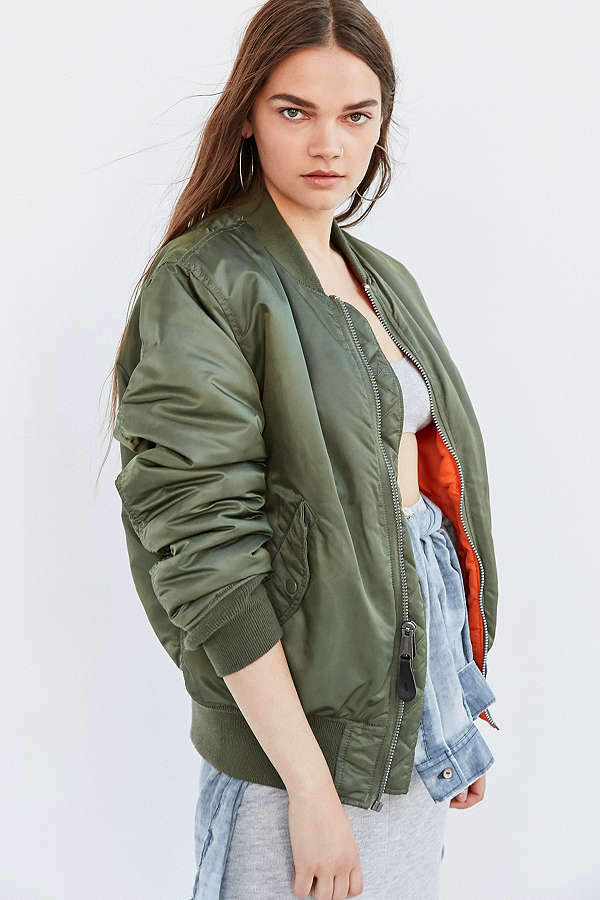 【Gigi同款！】Alpha Industries MA-1 女士飞行员夹克 3色选