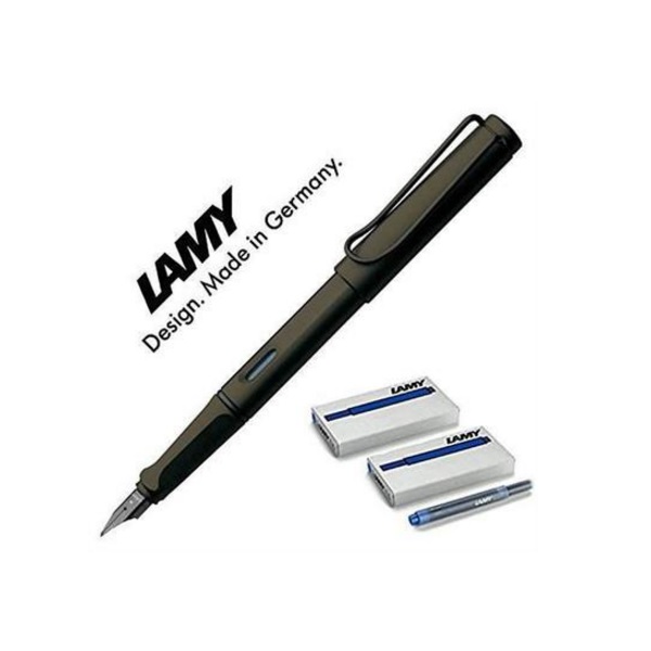 【55专享】Lamy 凌美 *者系列钢笔 笔尖粗细度M 带墨胆 黑色 1支笔+10支笔芯 