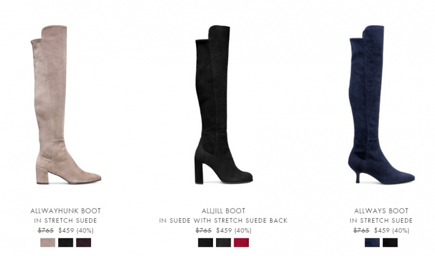 不得了，SW折扣区补货了~~Stuart Weitzman：美国官网精选多款长短靴、时尚鞋履