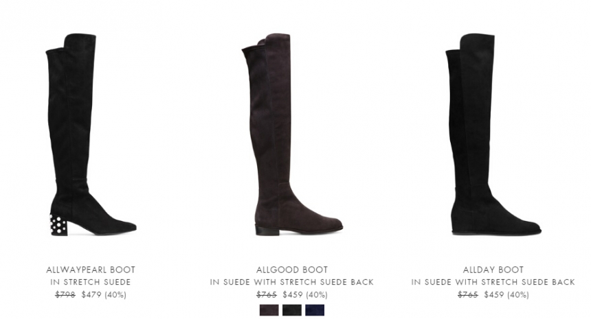 不得了，SW折扣区补货了~~Stuart Weitzman：美国官网精选多款长短靴、时尚鞋履