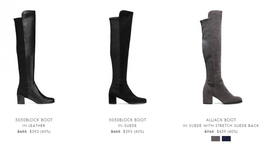 不得了，SW折扣区补货了~~Stuart Weitzman：美国官网精选多款长短靴、时尚鞋履