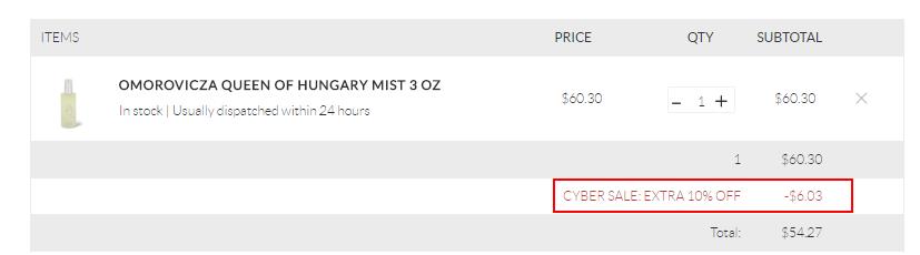 SkinStore：Omorovicza 薄荷洁面、皇后水 等 美妆护肤