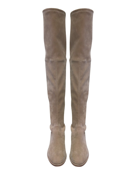 【55专享】8折+码全！Stuart Weitzman Lealowland Moj*e 麂皮过膝靴
